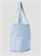 Raf Simons - Logo Patch Tote Bag in Light Blue