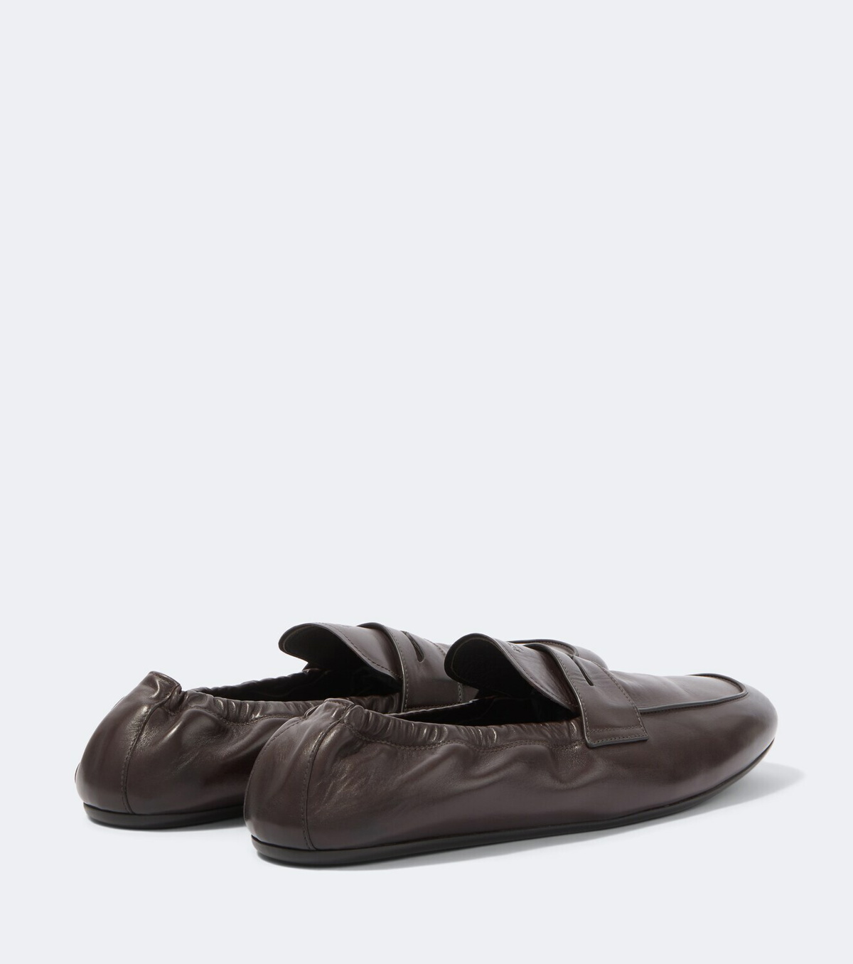 Prada Leather penny loafers