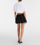 Wardrobe.NYC Gathered miniskirt