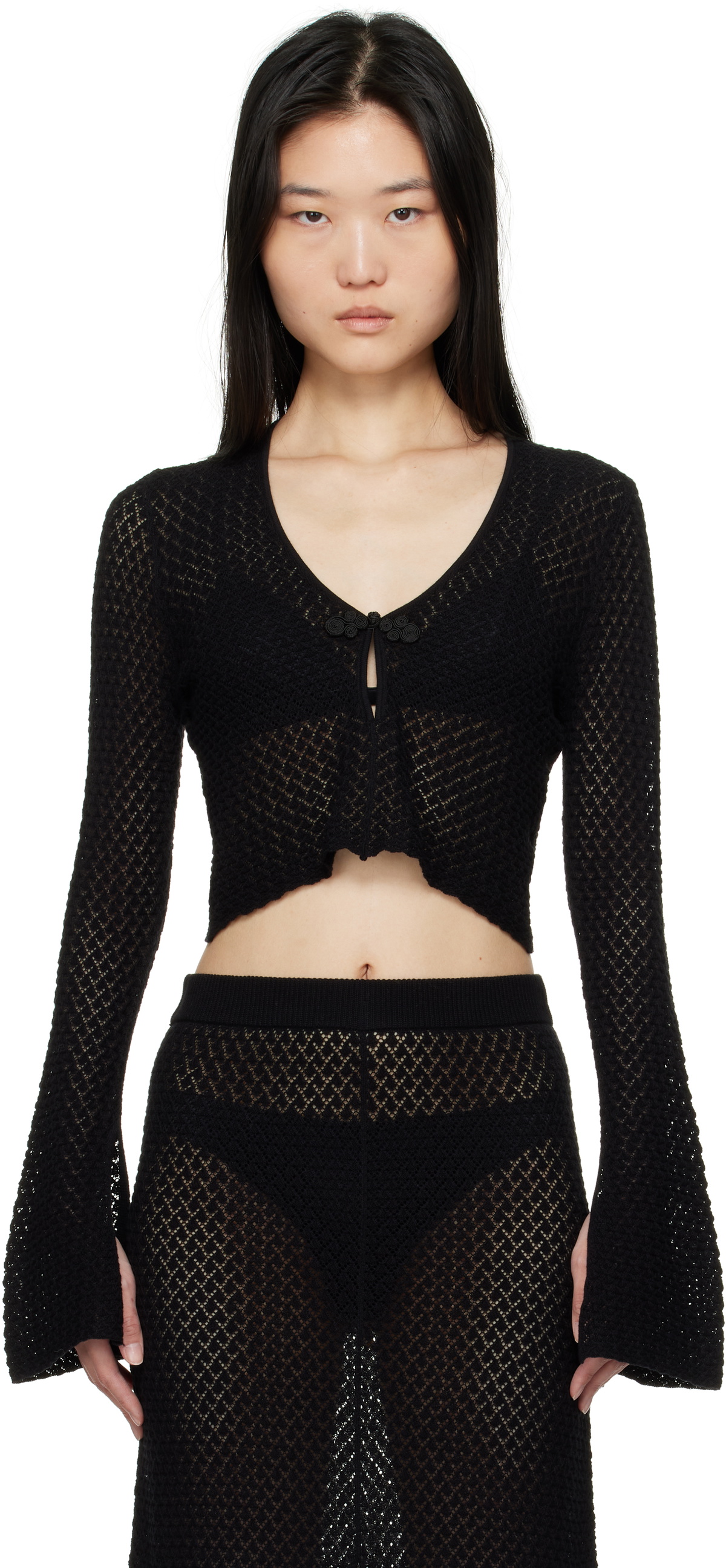 The Garment Black Tanzania Short Blouse