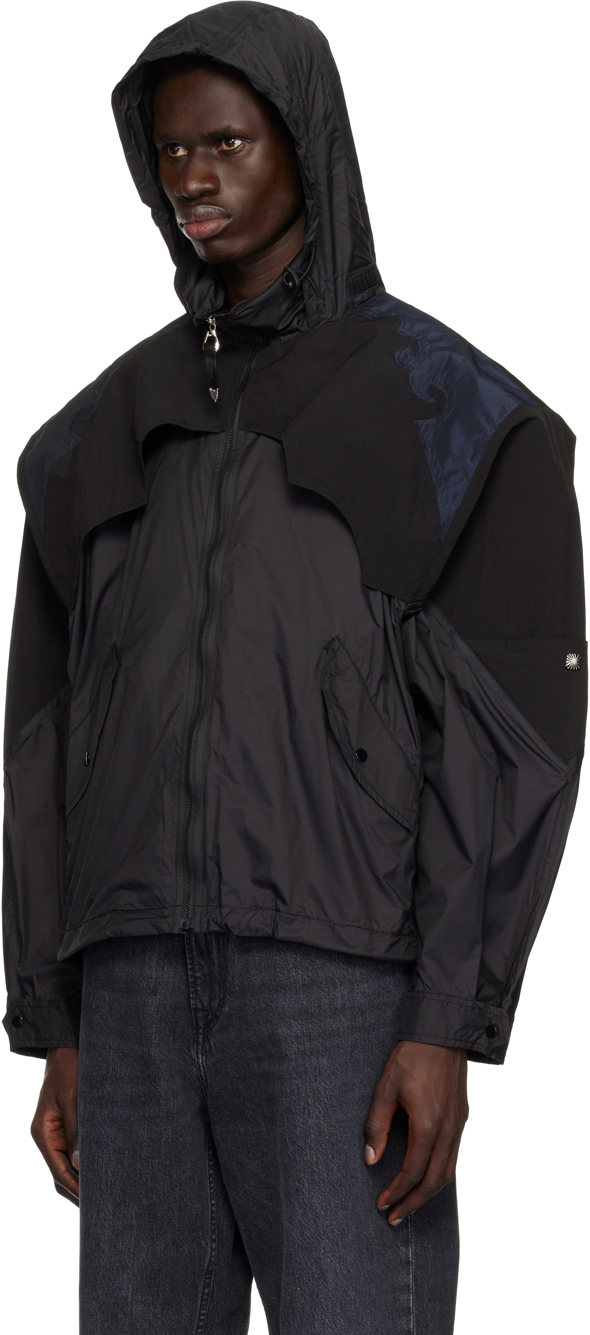 Toga Virilis Black Ripstop Jacket