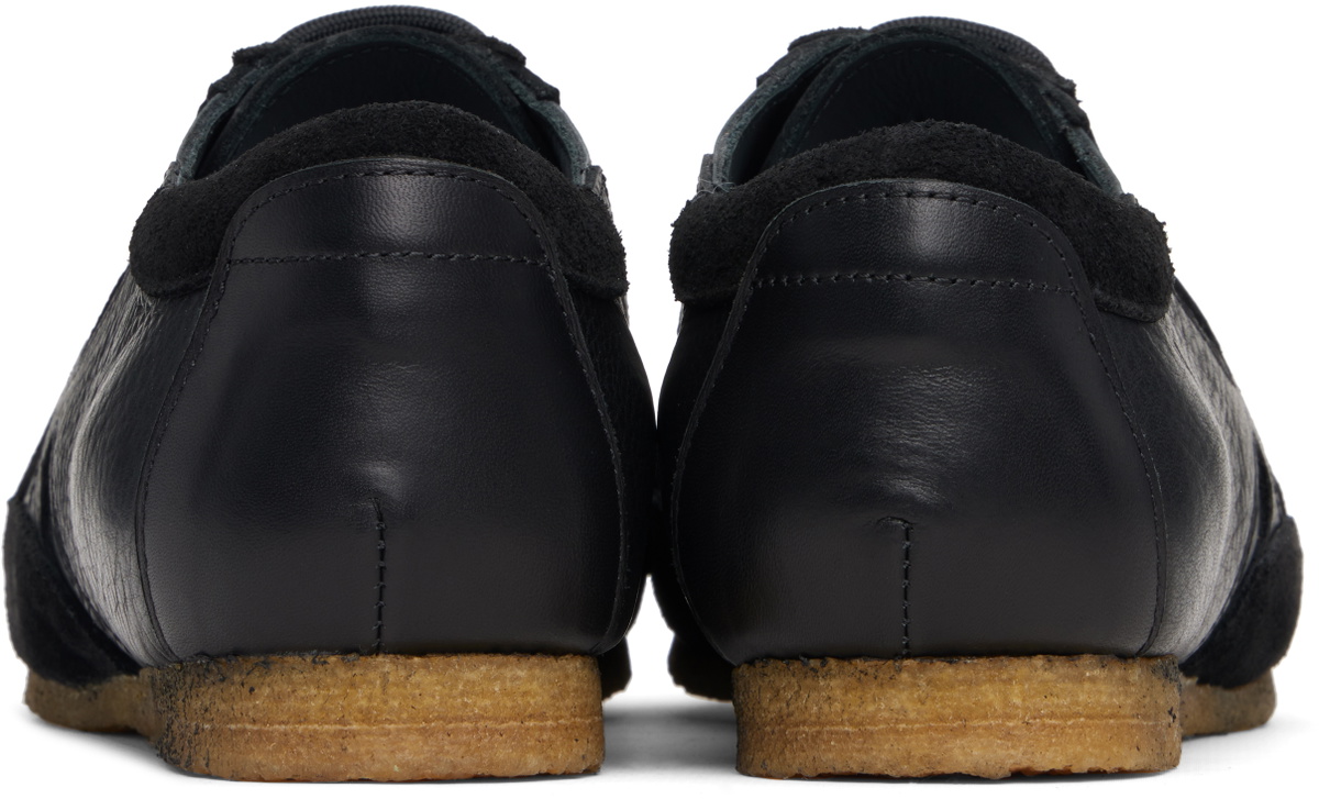 Stefan Cooke Black Slashed Trainer Sneakers