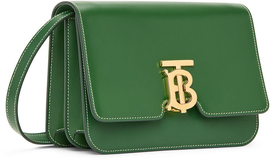 Burberry green online bag