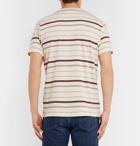 Folk - Striped Cotton-Jersey T-Shirt - Men - Ecru