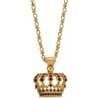 Dolce and Gabbana Gold Multicolor King Necklace