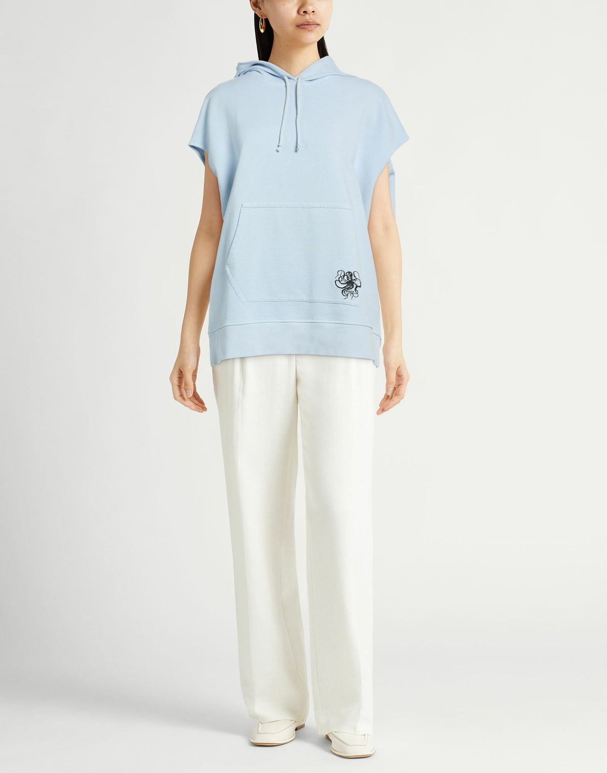 Jucca Womens Sweatshirt Light in Blue