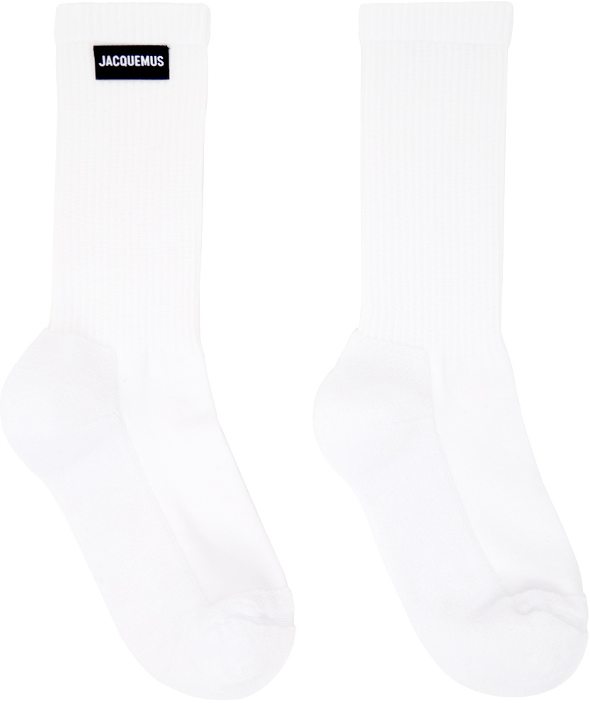 Jacquemus White Les Classiques 'Les chaussettes à l'envers' Socks Jacquemus