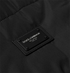 Dolce & Gabbana - Slim-Fit Logo-Appliquéd Quilted Shell Gilet - Black