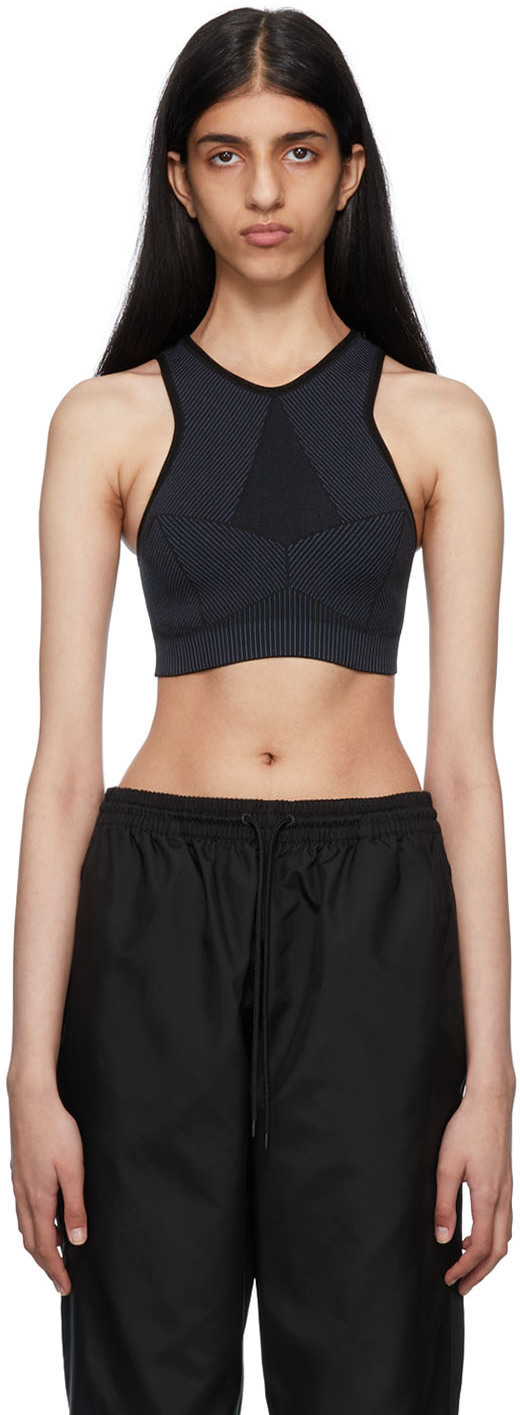 Gauge81 Black & Navy Yukon Sports Bra