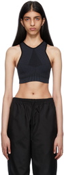 Gauge81 Black & Navy Yukon Sports Bra