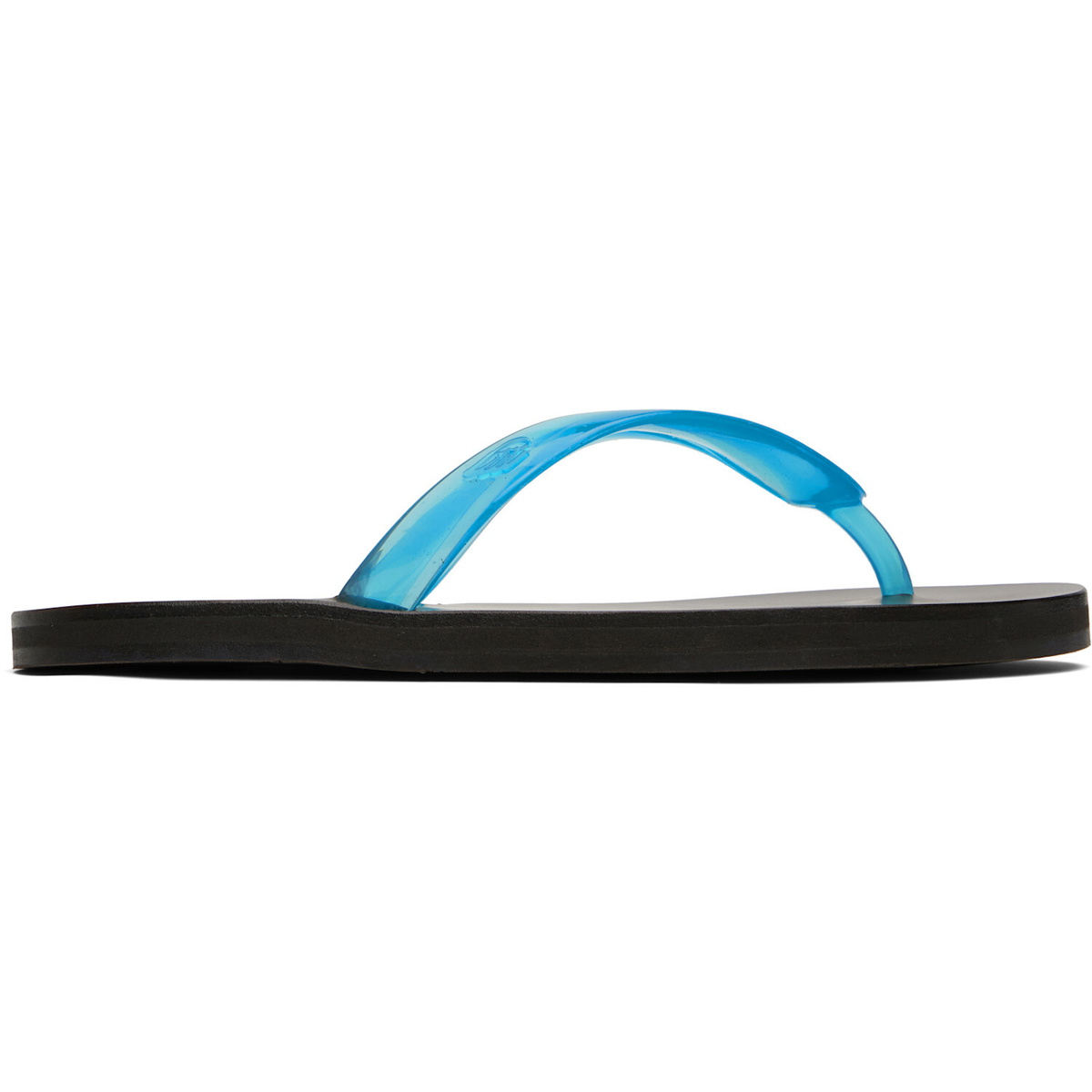 Ancient Greek Sandals Blue Saionara Jelly Flip-Flops