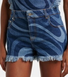 Pucci Marmo denim shorts