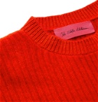 The Elder Statesman - Ribbed Tie-Dyed Cashmere Sweater - Multi