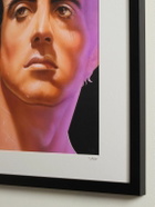 Sonic Editions - Framed 1985 Sylvester Stallone Print, 16" x 20"