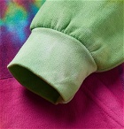 Needles - Panelled Tie-Dyed Fleece-Back Cotton-Blend Jersey Sweatshirt - Multi