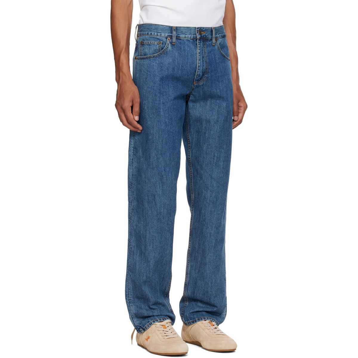 Burberry Blue Straight Jeans