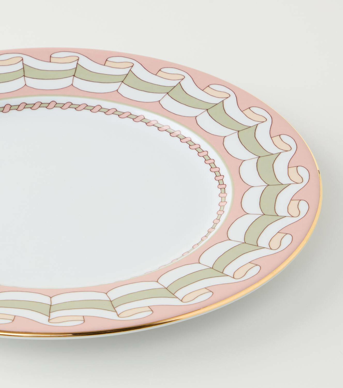 La DoubleJ Poseidon Dusty Pink charger plate