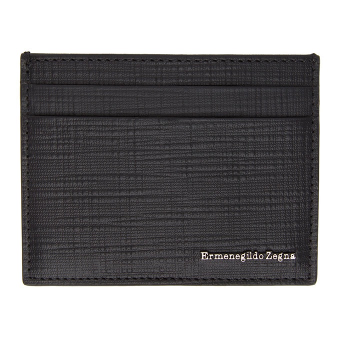 Photo: Ermenegildo Zegna Black Leather Card Holder