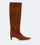 Staud Wally suede knee-high boots