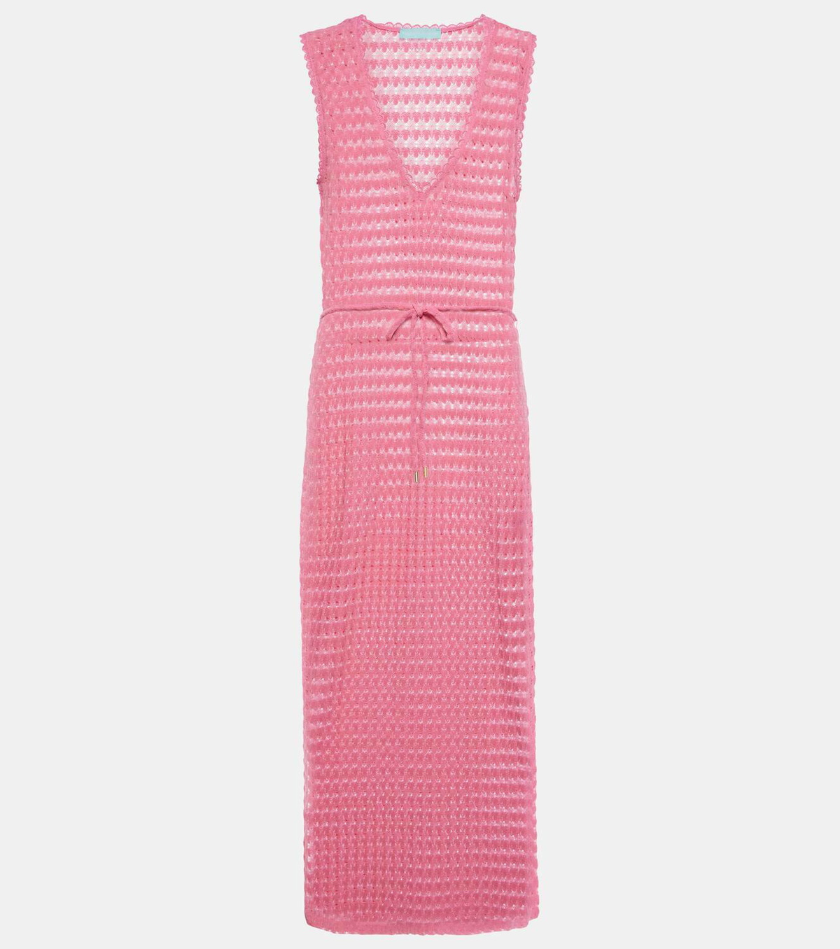 metallic knitted dress Point Metallic Knit Dress