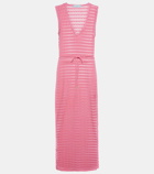 Melissa Odabash Annabel open-knit midi dress