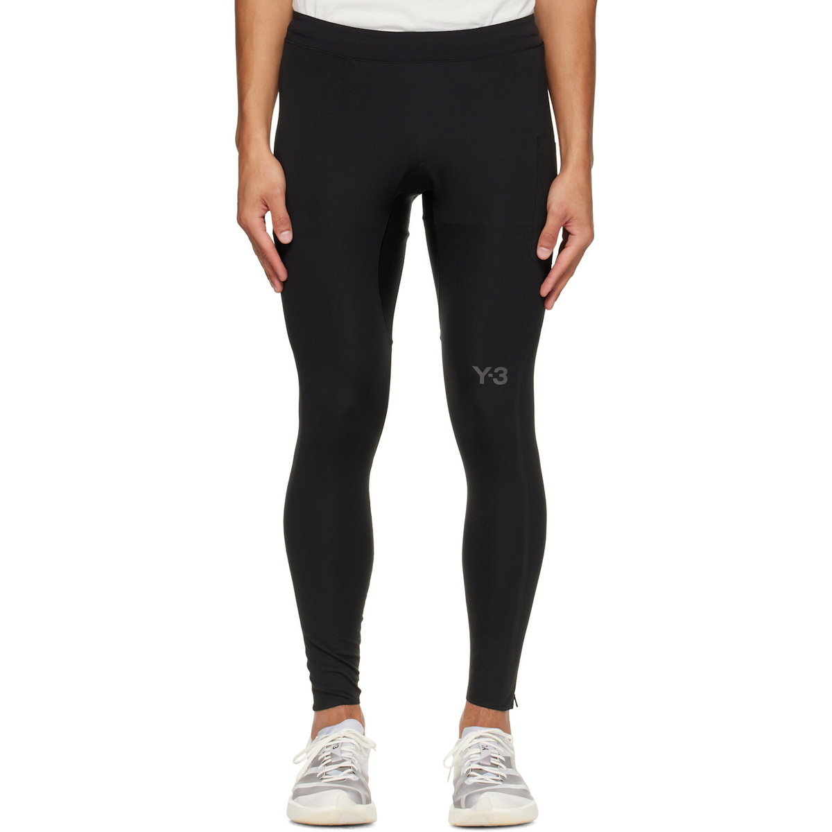 Y-3 Black Running Leggings