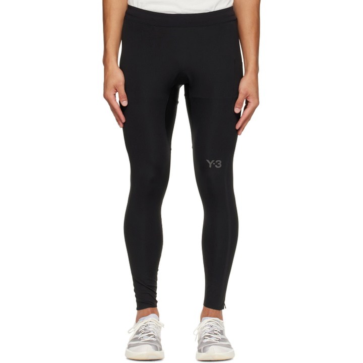 Photo: Y-3 Black Running Leggings
