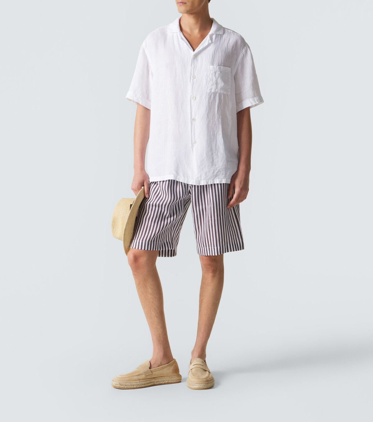 Fedeli Linen bowling shirt Fedeli
