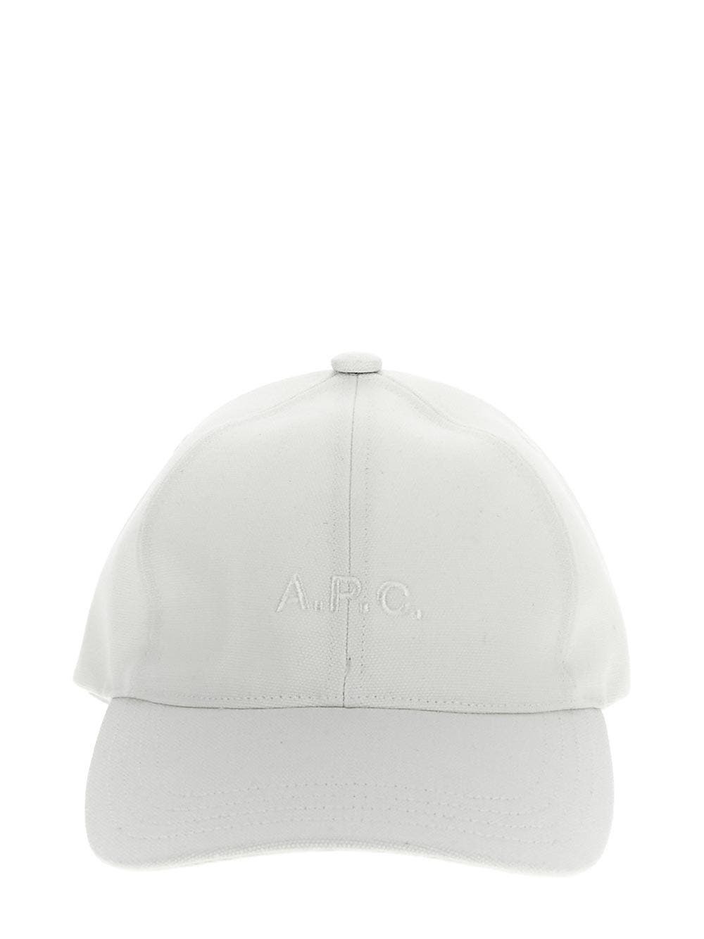 Photo: A.p.c. White Logo Baseball Cap