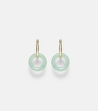 Mateo 14kt gold (585/1000) earrings with jade