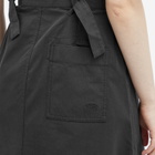 Snow Peak Women's Takibi Ripstop Midi Skirt in Black