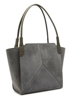 Victoria Beckham Victoria Small Panelled Suede Tote bag - Grey - One Size