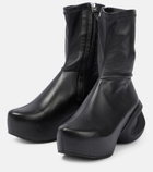 Givenchy - G leather clog ankle boots