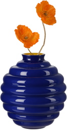 Dolce & Gabbana Blue Venini Edition Small Déco Vase