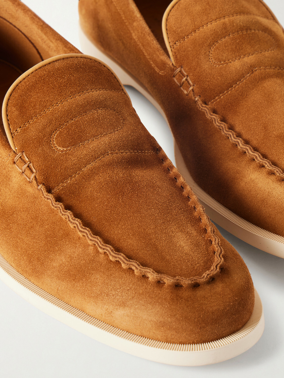 John Lobb - Pace Suede Loafers - Brown
