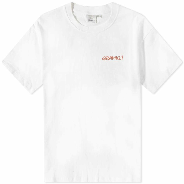 Photo: Gramicci Men's Leaf T-Shirt in White