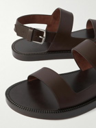 Loro Piana - Leather Sandals - Brown