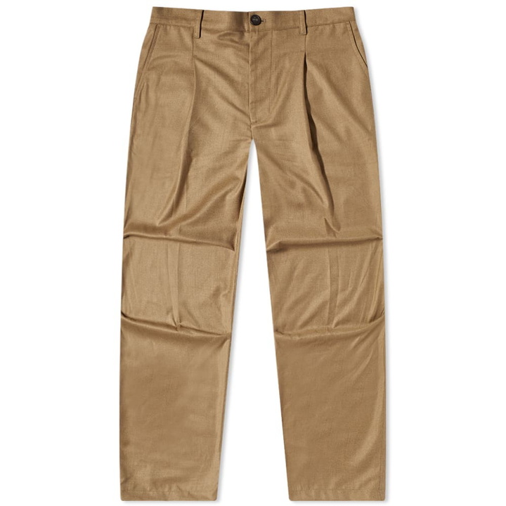 Photo: Uniform Bridge Men's Easy Pant in Khaki Brown