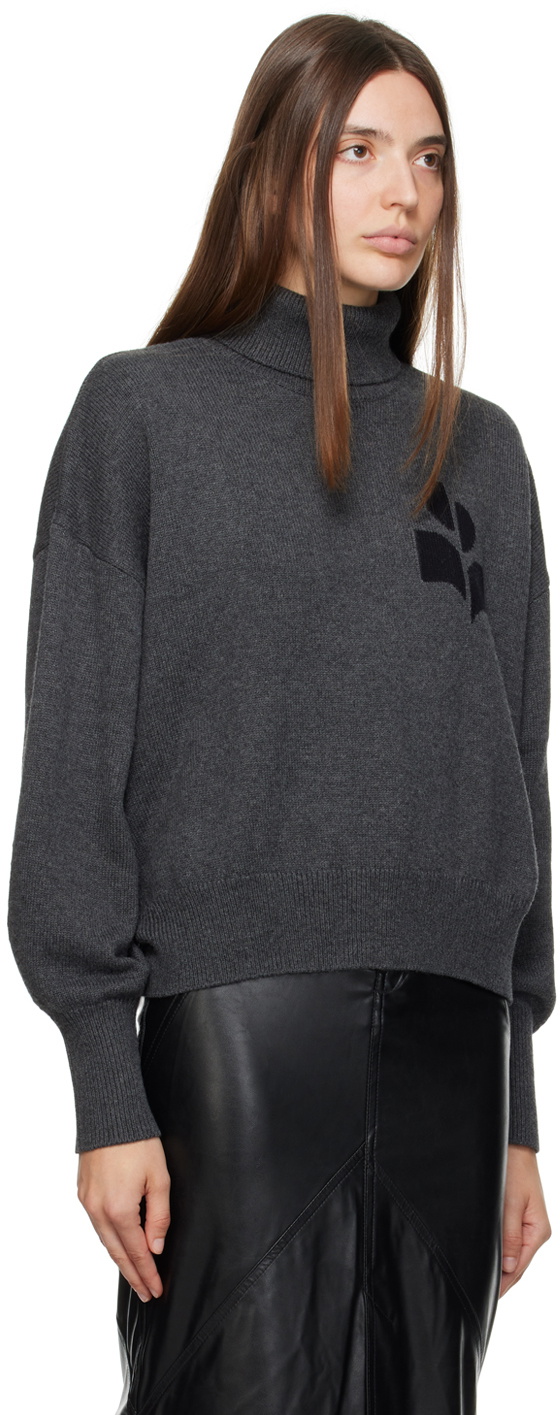 ISABEL MARANT ETOILR セーター　S Isabel Marant Étoile // Grey Wool Kelaya Cropped Sweater – VSP