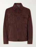 Lardini - Suede Jacket - Brown