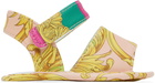 Versace Baby Multicolor Barocco Goddess Sandals