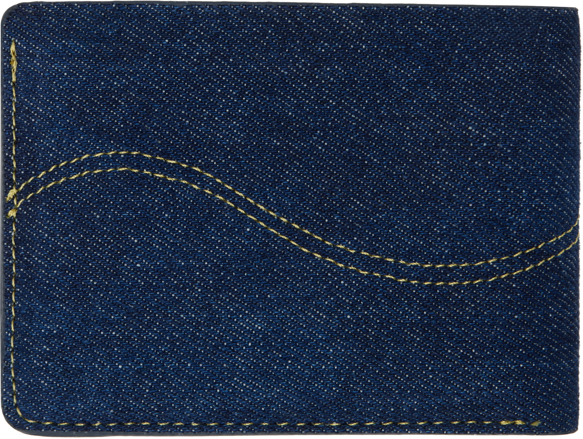 Dime Blue Cursive Bifold Wallet
