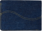 Dime Blue Cursive Bifold Wallet