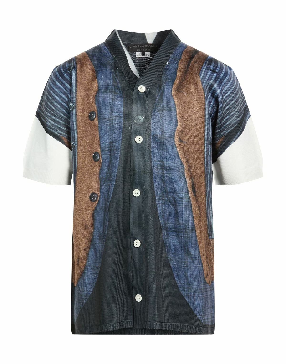 Comme Des Garçons Mens Cardigan in Navy