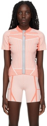 PH5 Pink & White Eco Cleo Compression Cycling Top