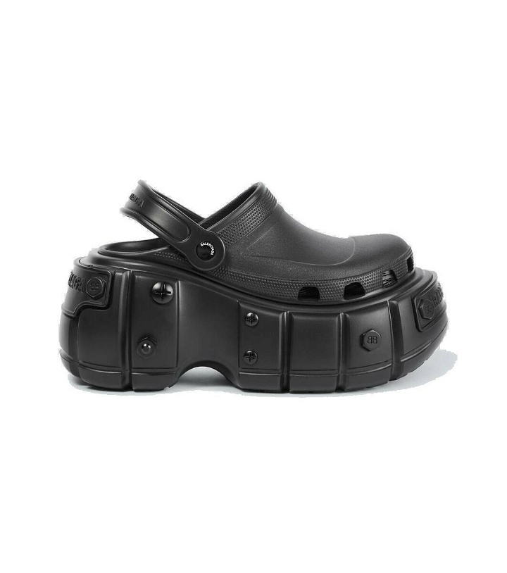 Photo: Balenciaga x Crocs HardCrocs platform sandals