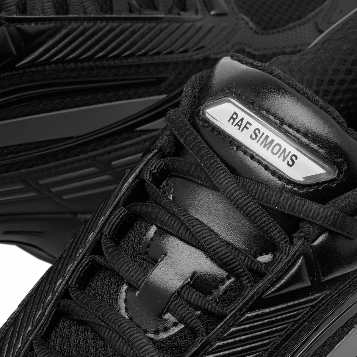 Raf Simons Men's Ultrasceptre Oversized Sneakers in Black/Grey Raf Simons