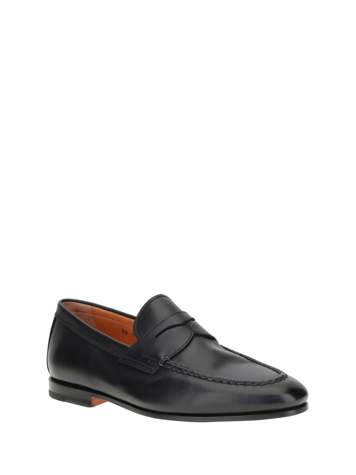 Santoni Leather Loafers