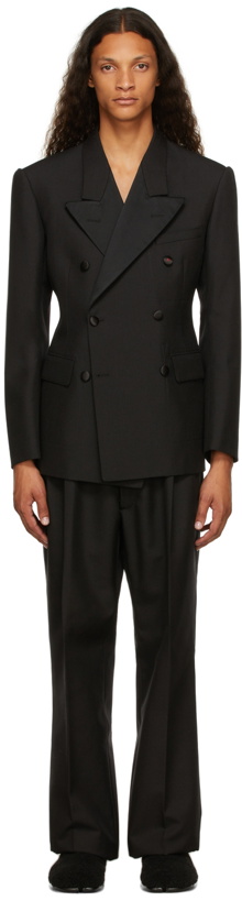 Photo: Maison Margiela Black Wool Suit