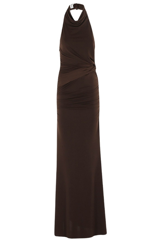 Photo: The Andamane Stella Maxi Turtleneck Open Back Maxi Dress